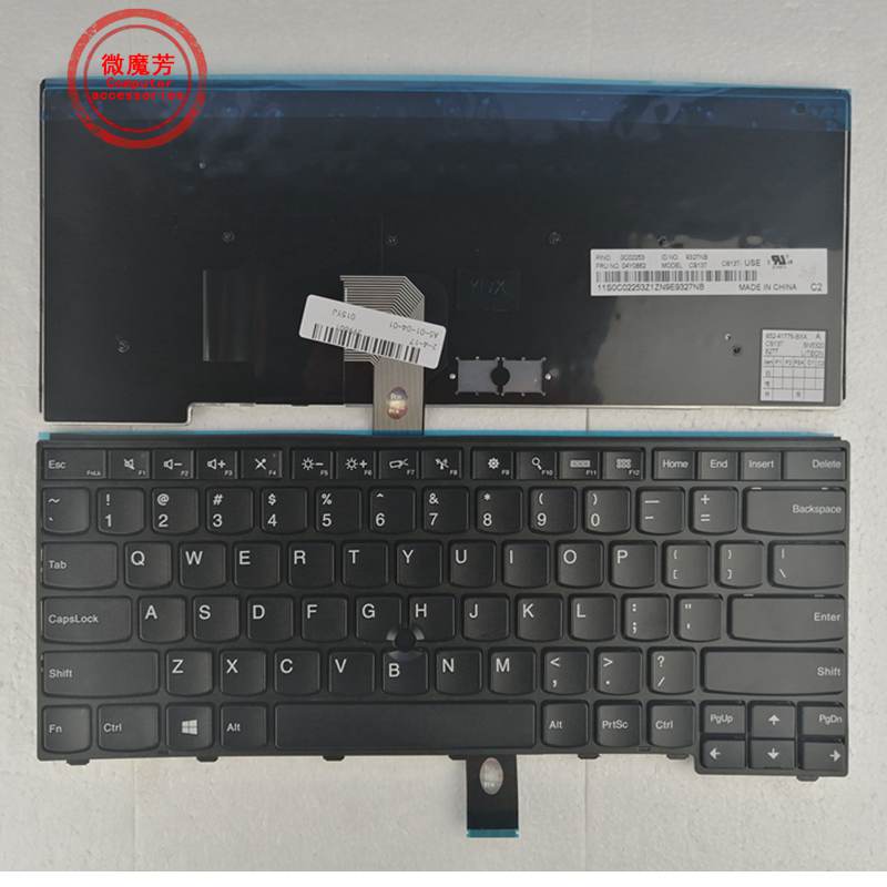 English Keyboard for lenovo ThinkPad L440 L450 L460 L470 T431S T440 T440P T440S T450 T450S e440 e431S T460 No backlight