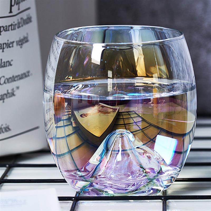 Glass Cup Heat-resistant Rainbow Wine Glass Water Glass Drinking Glass Beer Mug Tea glass Whiskey Glass Cups Drinkware