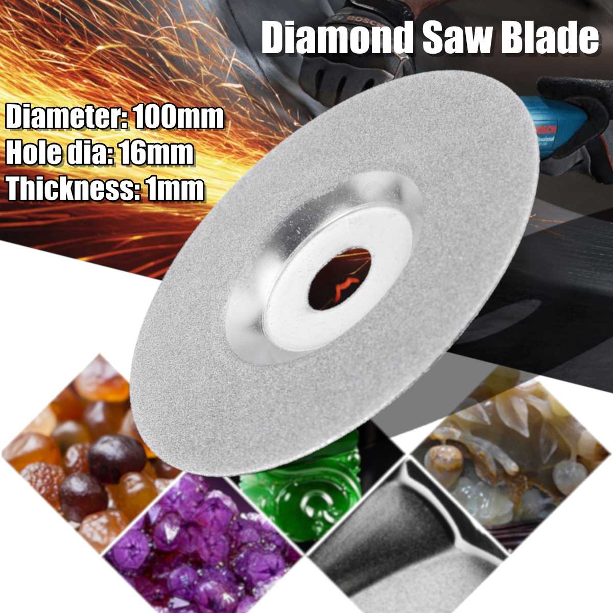 100mm Keramische Graniet Diamant Zaagblad Disc Snijwiel Voor 16mm Haakse Slijper Power Tools