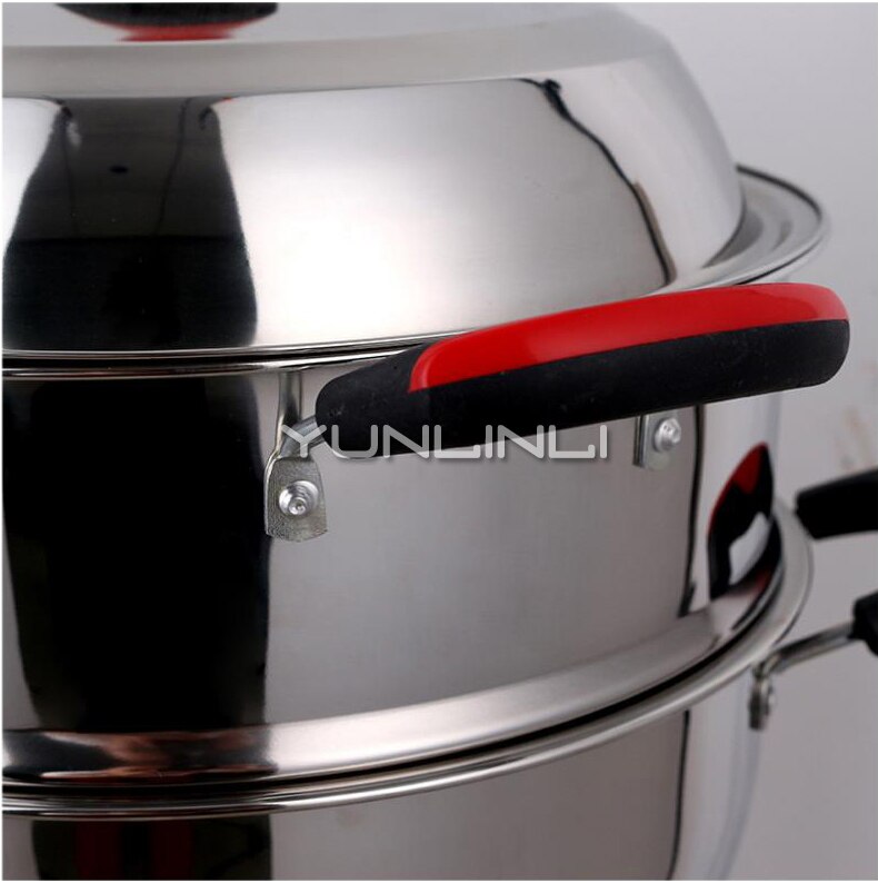 Steam Cooker Pot Household Cookware Cast Iron Electric Pot 220V 5L-6.5L Multi-function Electric Cooker 32cm Caliber