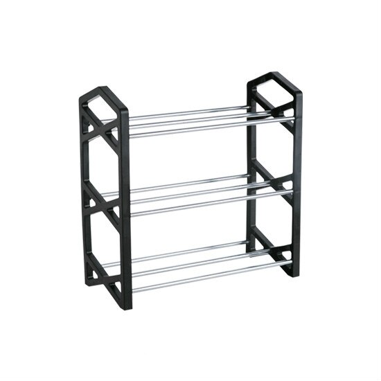 Multi-layer Montage Eenvoudige Schoenenrek Multifunctionele Schoenenrek Eenvoudige Moderne Slaapzaal Schoenenrek Schoenenrek WF821229: S black