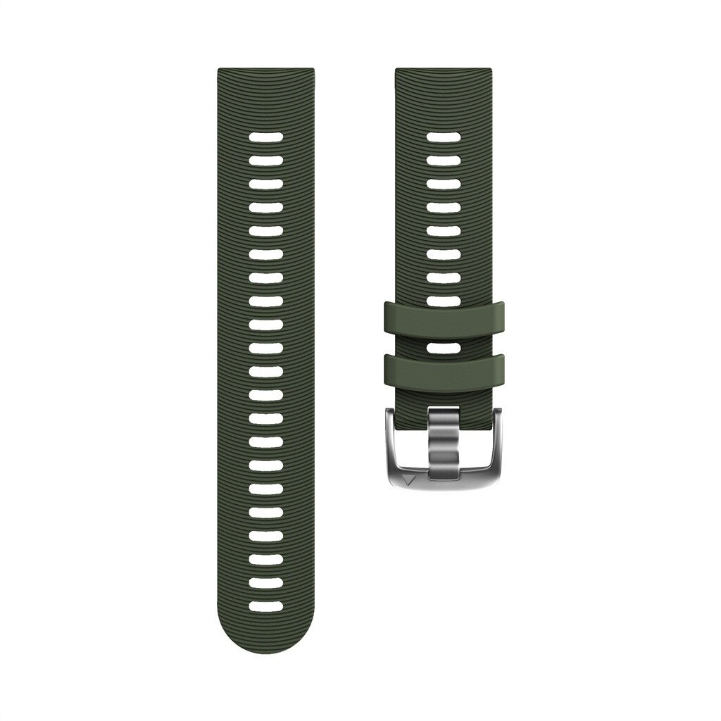 for Garmin Forerunner 245/245M/Vivoactive 3/Vivomove HR Sports Soft Silicone Replacement Watch Band Strap Bracelet Strap 19Nov06