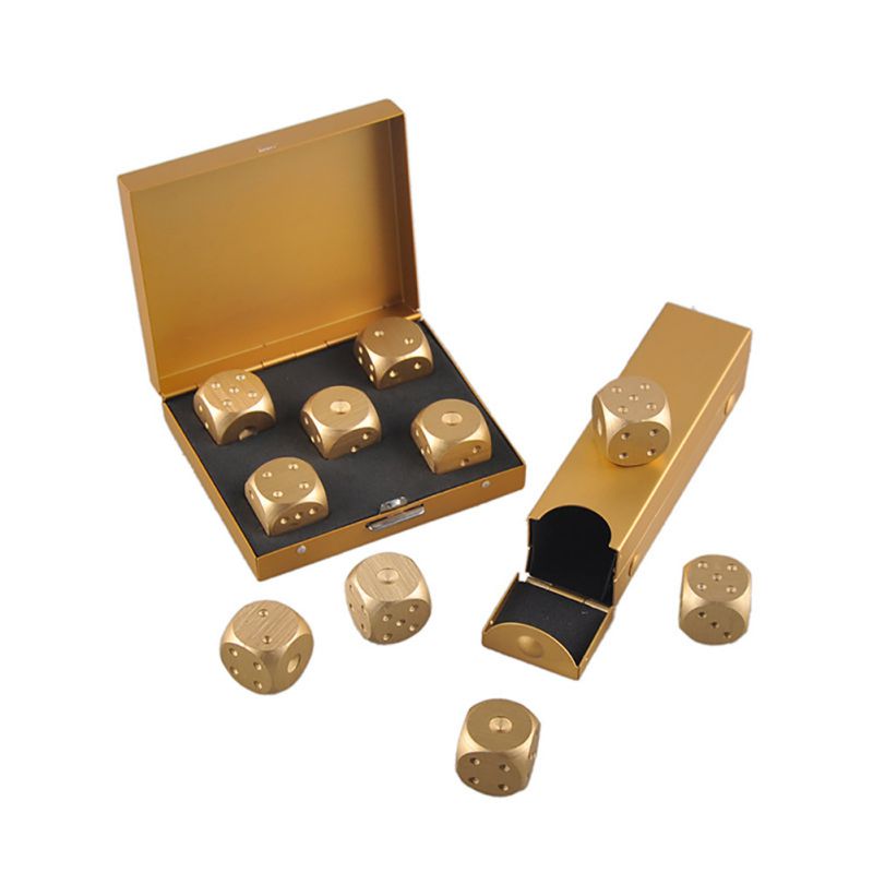 5 stk aluminiumslegering terninger whisky terninger sten isterninger spand genanvendelige køling sten til whisky bærbare underholdning rekvisitter