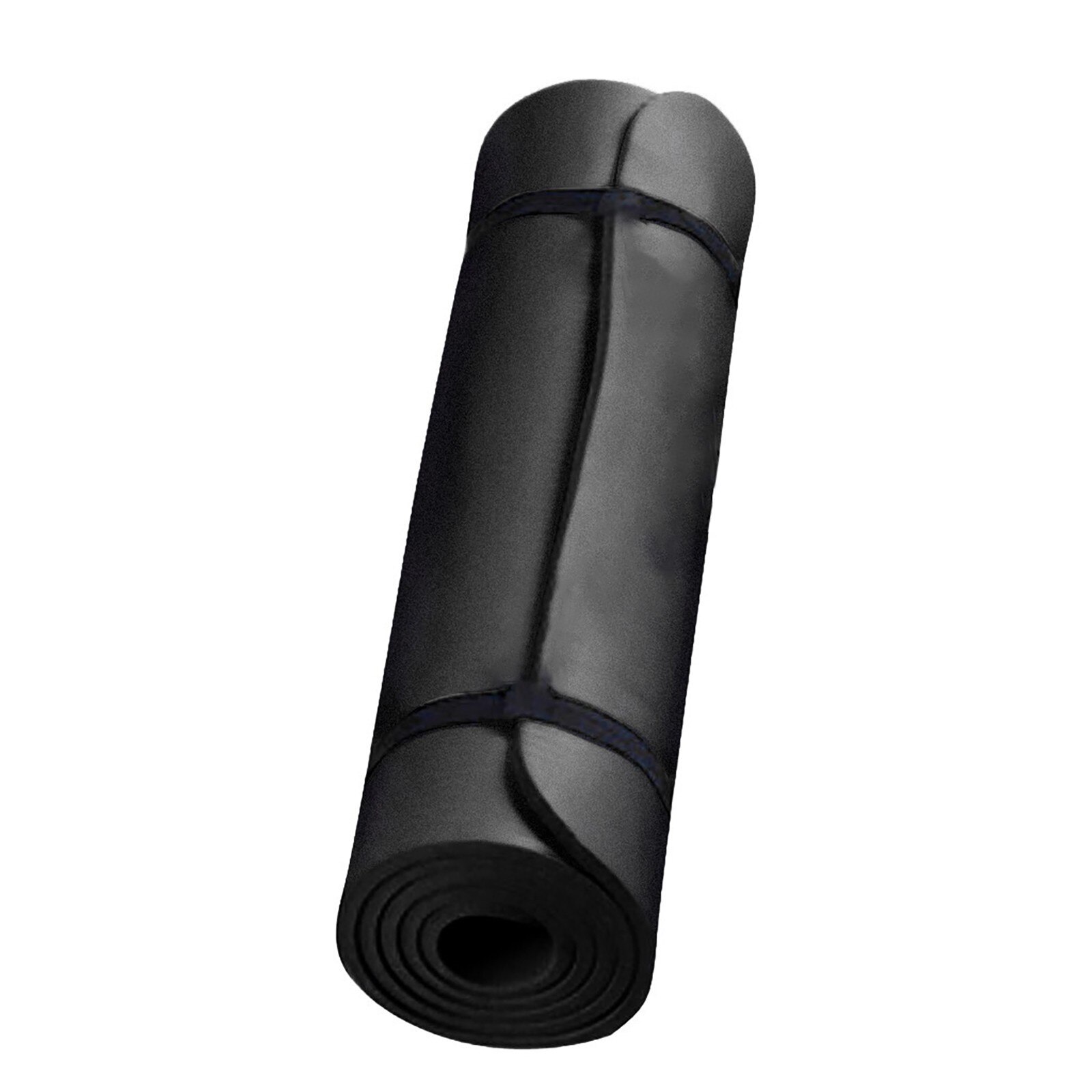 Tapis de Yoga épais et Durable, 183x60x0.4cm, tapis de Sport antidérapant pour perdre du poids, accessoires de Sport Pilates: Black