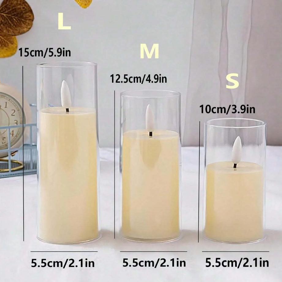 1/6 stücke LED Flammenlose Elektrische Kerzen Lichter Kreative LED Tee Lampe warm Weiß Flackern Kerzen Teelicht Für Hochzeit Weihnachten