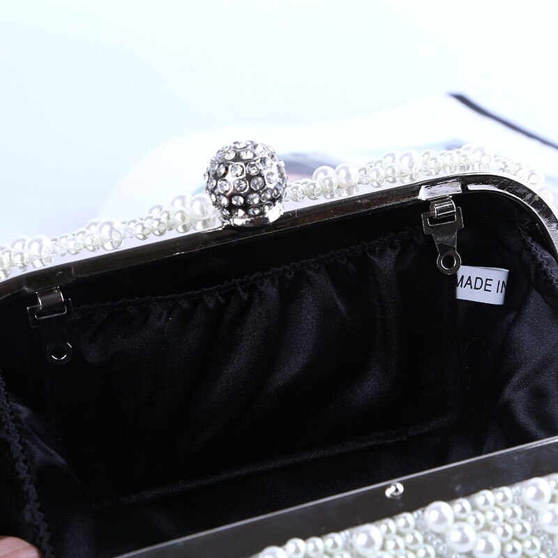Party Avondtasje Pu Vrouwen Bloem Crystal Avondtasje Clutch Kralen Party Handtas Weding Club Portemonnee