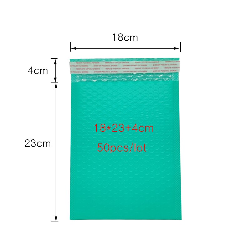 50 Pcs Bubble mail bubble envelope filled mail envelope Bubble Mailers Padded Envelopes Lined: 18x23cm