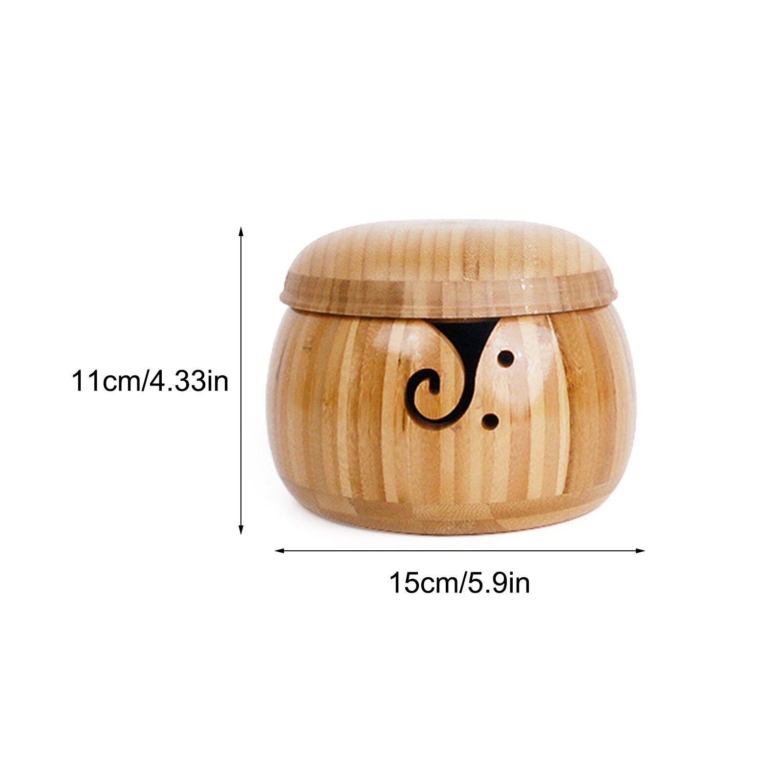 Organizer miska miseczka bambusowa przędza bambusowa miska wełna miska dziewiarska miska okrągła bambusowa Wykonany ręcznie Dom robienie na drutach Organizer miska: A3