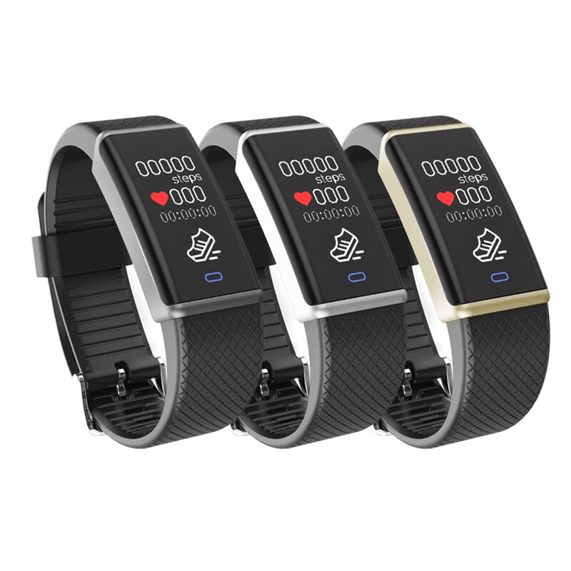 R9 color screen multi-function smart pedometer sports bracelet men women fitness watch heart rate blood pressure step counter