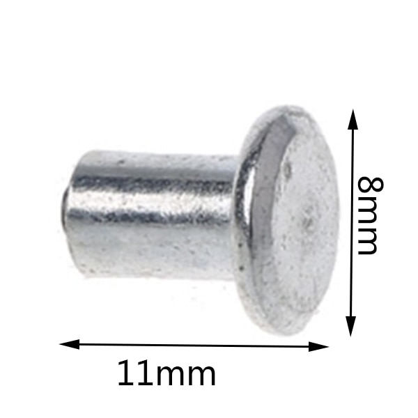 100 stk pigger til dekk bil sykkel dekk pigger hjul dekk flat pigger snø vinter universell 9-10-1mm bil-styling snøkjeder deler