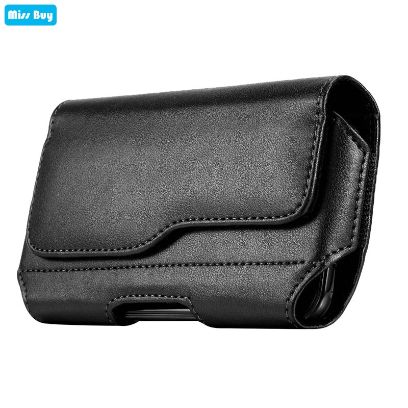 Bolsa de teléfono para Samsung galaxy Nota 10 Plus Nota 9 8 5 m10 m20 m30 J4 J6 cubierta de tirón de cuero cintura funda cinturón