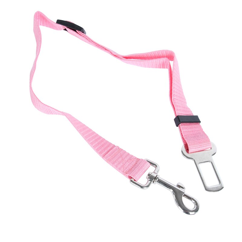 5 Kleuren Pet Veiligheidsgordels Hond Auto Veiligheidsharnas Terughoudendheid Lead Leash Reizen Clip