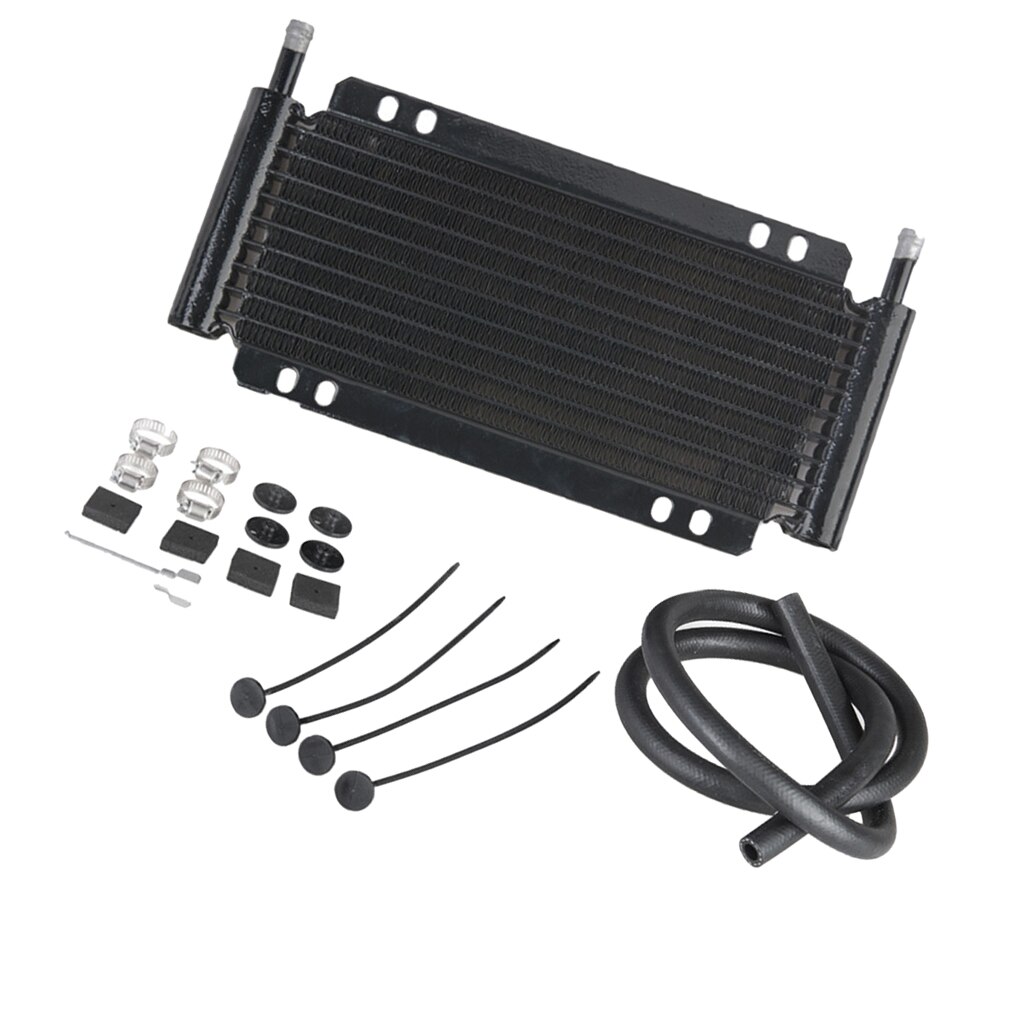 11-Row Engine Transmission Oil Cooler Kit | Transmission/Gearbox Oil Cooler