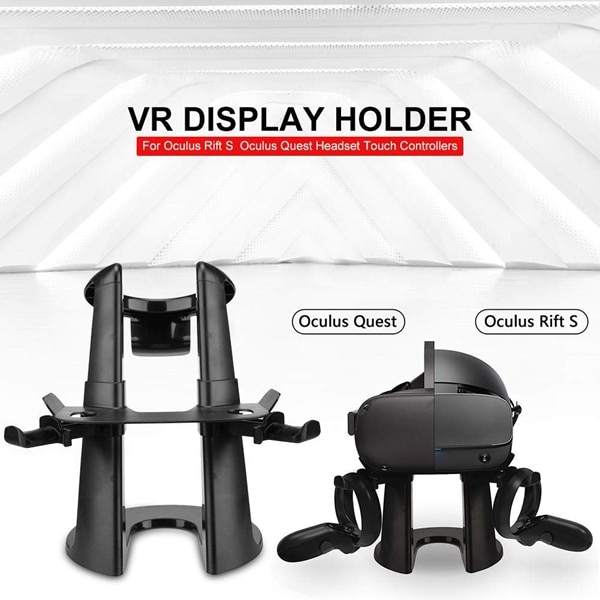 Vr stativ, headset displayholder og station til oculus rift s oculus quest headset presse controllere