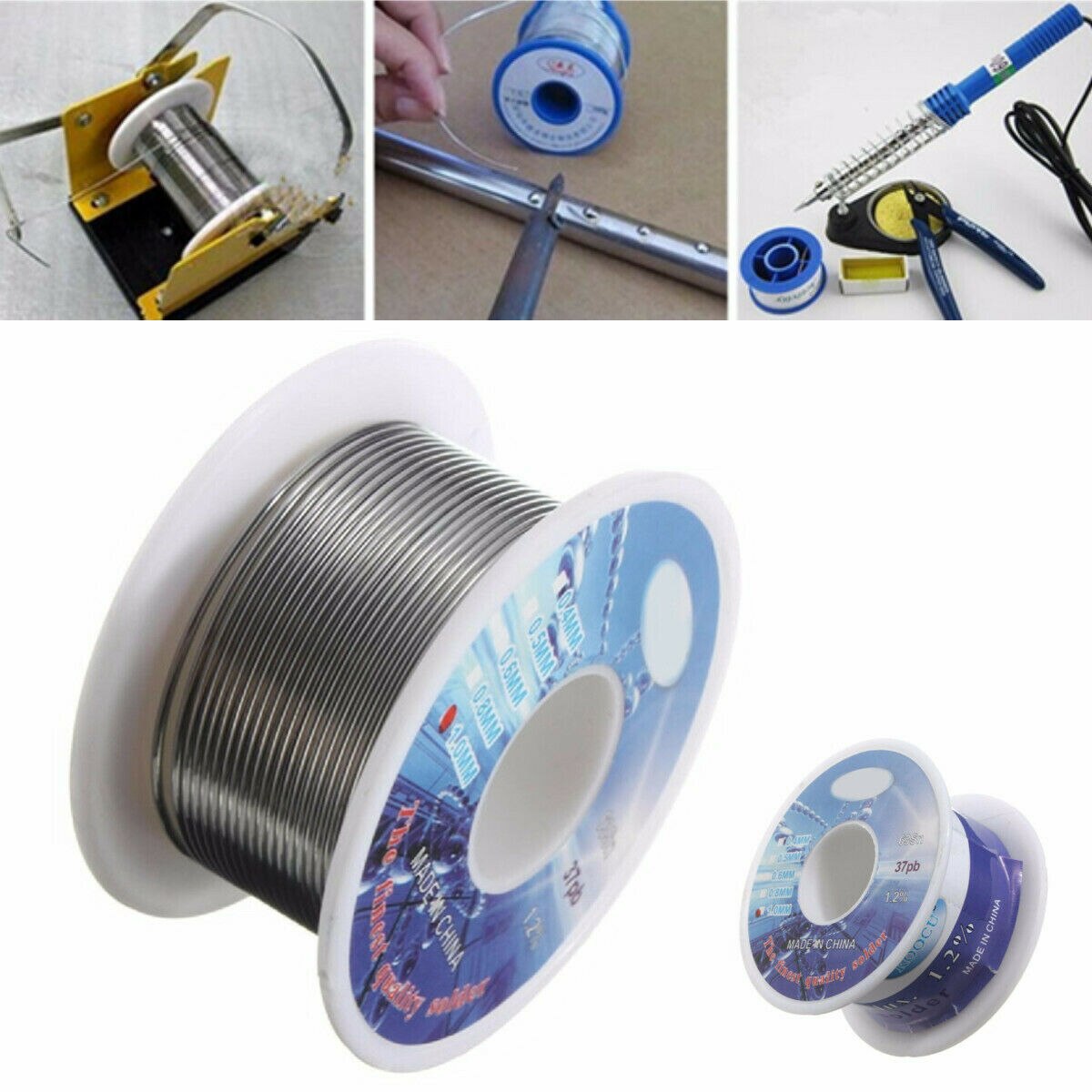 Mecánico 30g 0,3mm 63/37 colofonia núcleo estaño-plomo 183 soldadura de fusión Flujo de soldadura de alambre