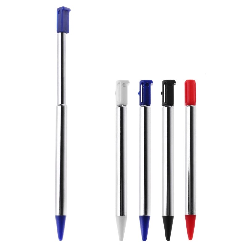Pluma corta ajustable para Nintendo 3DS DS, pluma extensible, Stylus táctil
