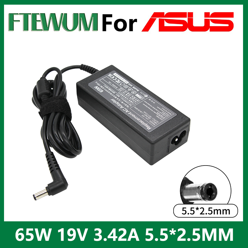 19v 2.5a 65w 3,42*5.5mm Notebook-Ladegerät Adapter Laptop-Netzteil für passendes Asus k42f k42j k42 k43e k43s k43 k45a k45v k45