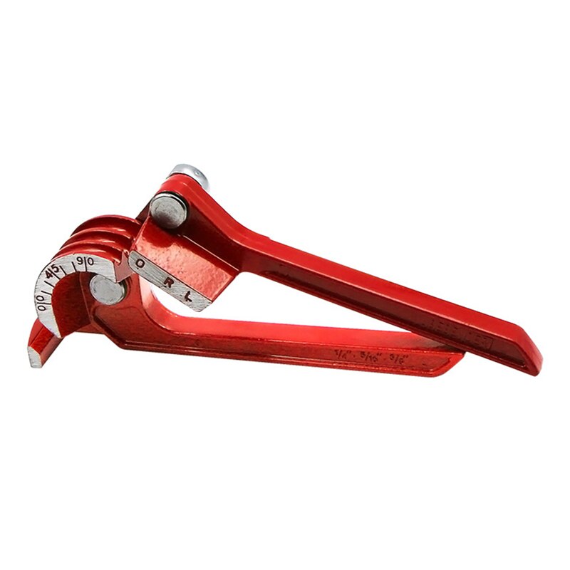 3 in 1 rörrörsbockare 1/4in 5/16in 3/8in -rörs aluminium kopparstål bränslebromsledningar 180 grader 6/8/10mm rörrörsbockare