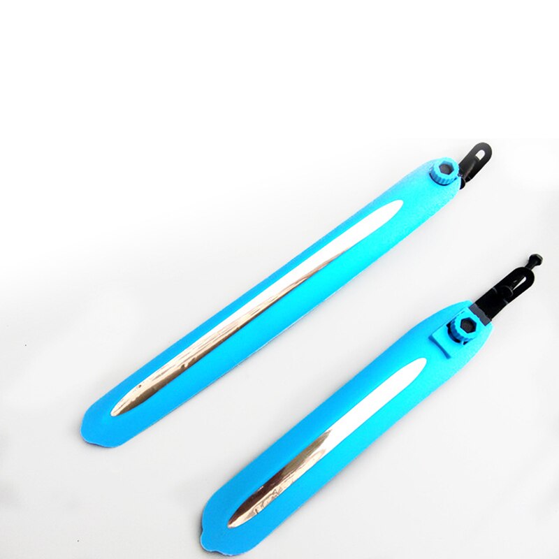 mini błotniki rowerowe kolarskie zestaw błotników błotniki rowerowe błotniki skrzydła na przód roweru/tylny błotnik części robić roweru górskiego: niebieski