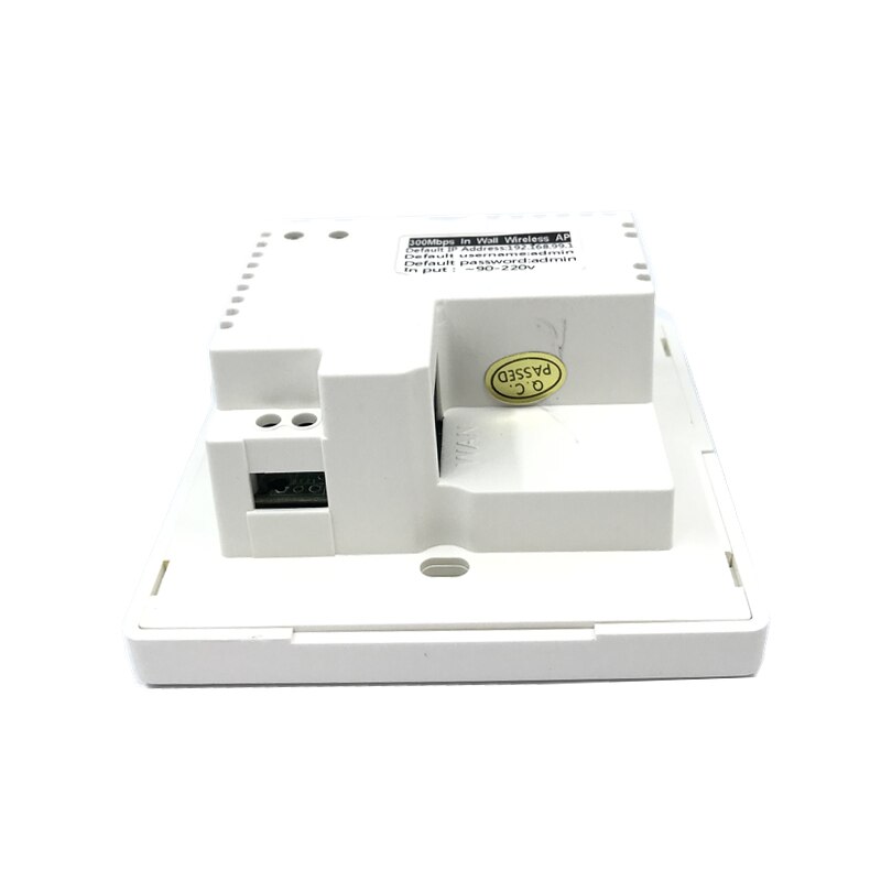 ANDDEAR White Wireless WiFi in Wall AP Hotel Rooms Wi-Fi Cover Mini Wall-mount AP Router Access Point