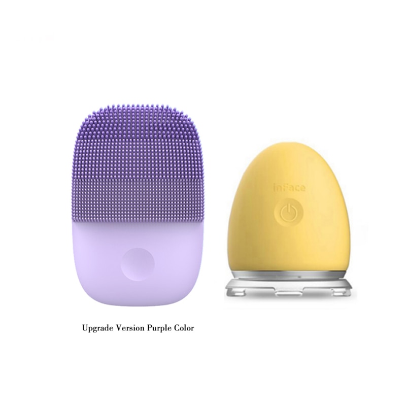 Xiaomi Inface Ultrasonic Ion Skin Cleaning Instrument And Face Facial Vibration Massage Ion Introduction Skin Tender And Shiny: XM-YP-508-V-Y