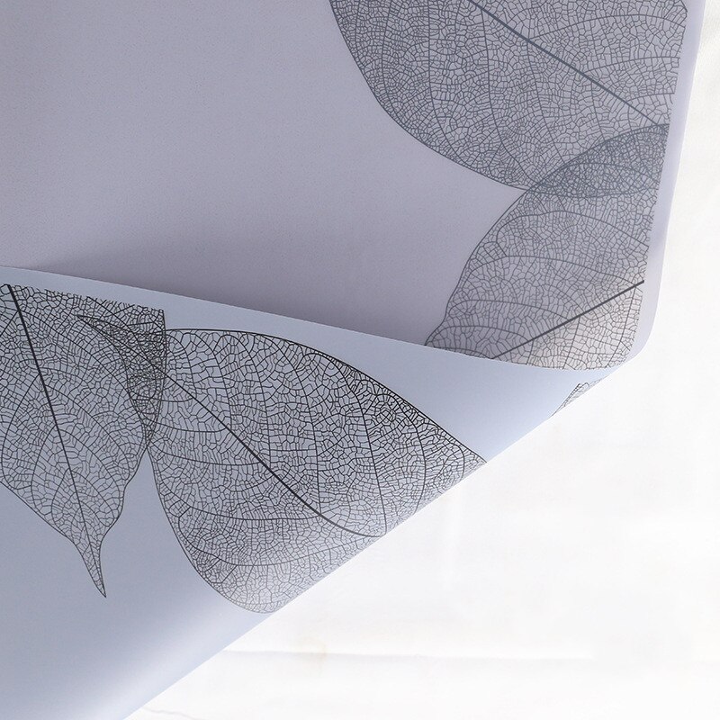5PCS/Pack Leaf Mist Scrapbook Paper DIY Card Envelope Origami Craft Paper Flower Wrapping Box Decoration Packaging Supplies: Gray