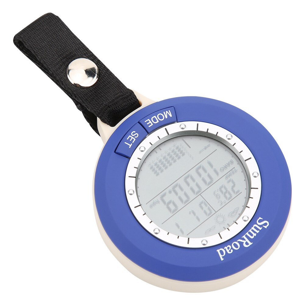 SR204 ABS Lightweight Outdoor Fishing Air Pressure Barometer Multifunction Temperature Height Gauge Altitude Meter(With Battery)