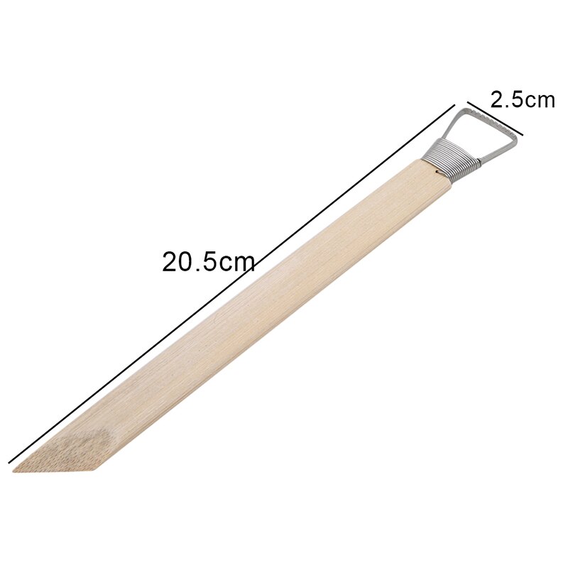Outils professionnels en argile polymère de bambou, grattoir en céramique de poterie, modélisation de Sculpture de boue sculptée, outils artisanaux, fournitures de loisirs: 464575
