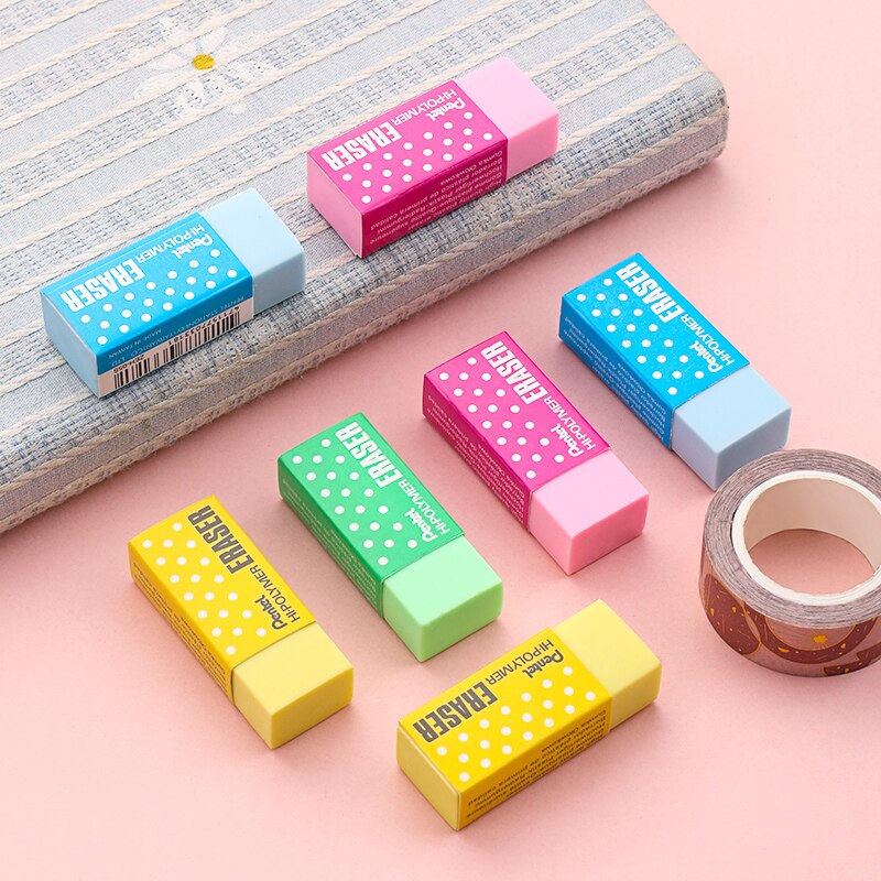 2Pcs Pentel Leuke Gum ZEH-05 Kleur Candy Kinderen Studenten Tekening Potlood Test Speciale Gum Niet Giftig Beveiliging 5 kleuren