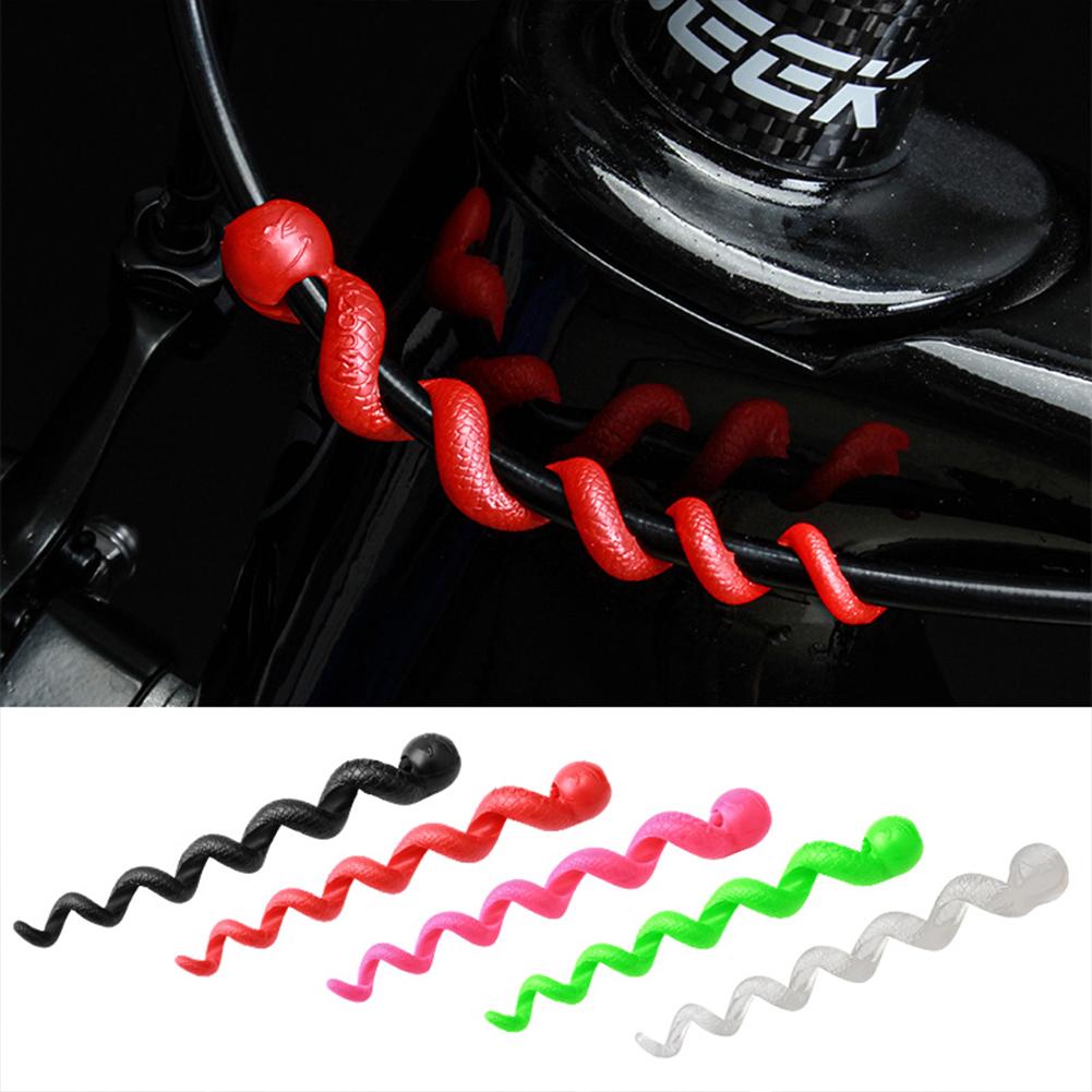 5 sztuk kolorowe owijanie drutu spirala w rękaw kablowy termokurczliwy kable w wiązce ochrona rury spiralna otulina kabel uzwojenia osłony ochraniające