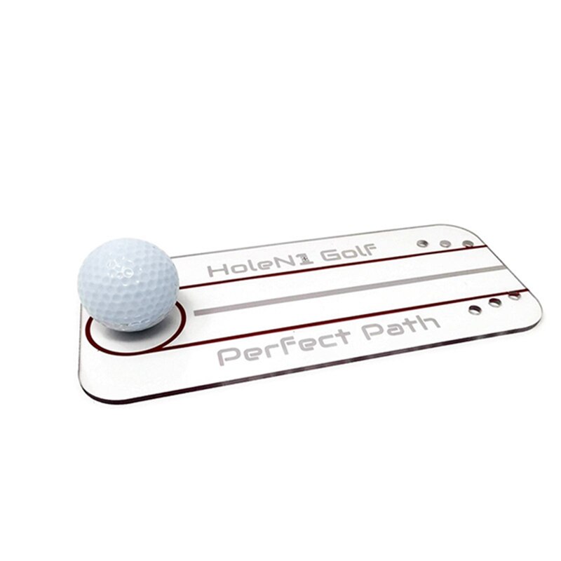 Golfsving lige øvelse golf sætte spejl øje linje justering træning hjælp sving træner golf træning hjælpemidler tilbehør