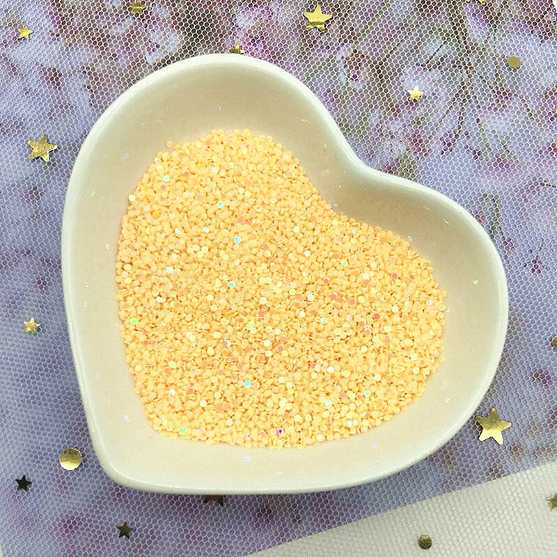 Multi taille 1mm 2mm cercle point forme Pvc Paillettes en vrac fête artisanat Nail Arts Sequin mariage décoration confettis 10g: ab apriot / 2mm 4000pcs 10g