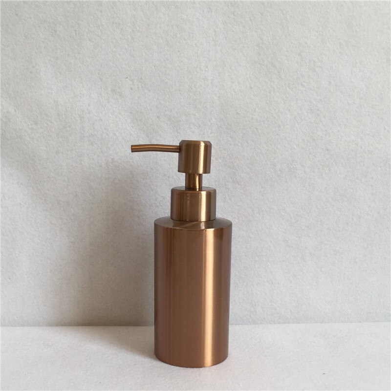 Dispensador de jabón de oro rosa dispensador de jabón líquido botella de loción 350 ml/550 ml/800 ml protector de jabón de acero inoxidable