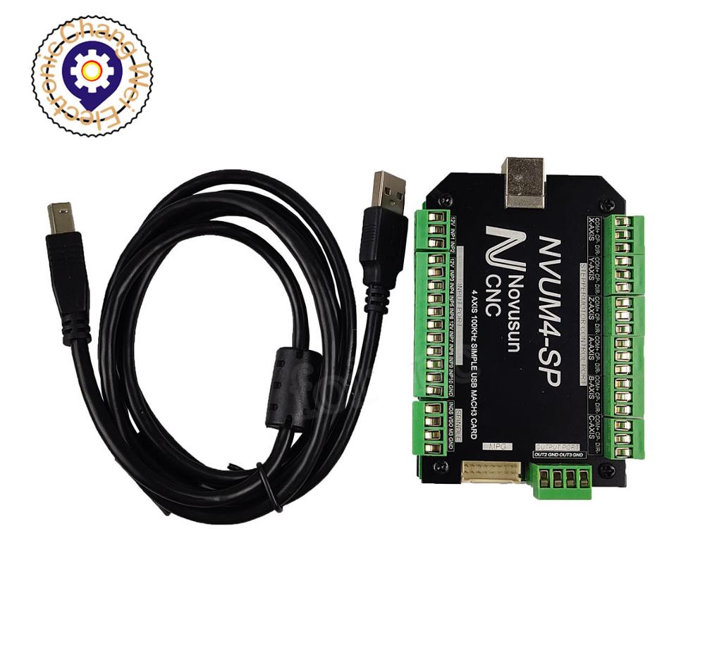 Mach3 usb-schnittstelle NVUM-SP cnc Bewegung Regler nvcm 3 achsen 4 achsen 5 achsen 6 achsen cnc Bewegung Kontrolle karte metall fallen nicht