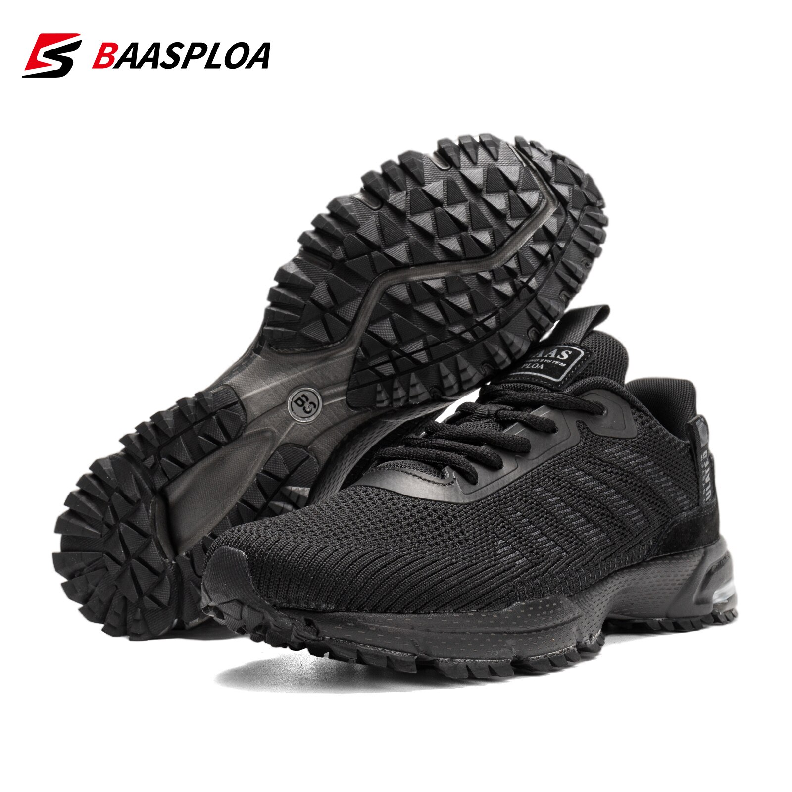 Baasploa Men Running Shoes Lightweight Sneakers Sneaker Male Breathable Tennis Shoe Non Slip Sport Shoes