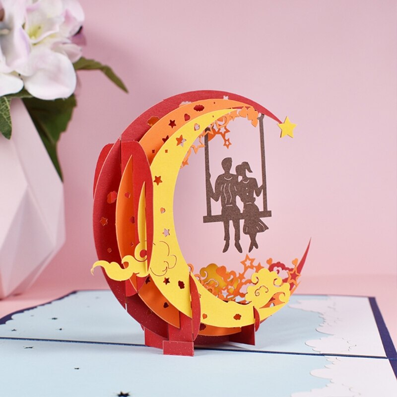 3D Get Well Soon Card Pop-Up Flowers Greeting Card Sympathy Mothers Day Wedding L5YE