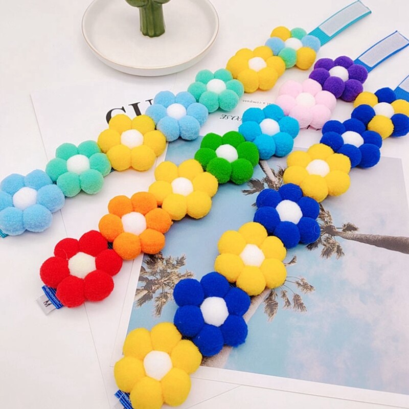 Collare per animali domestici fiore !og regolabile creativo poliestere moda gattino collare collare per cani gatti collana sciarpa accessori per animali domestici