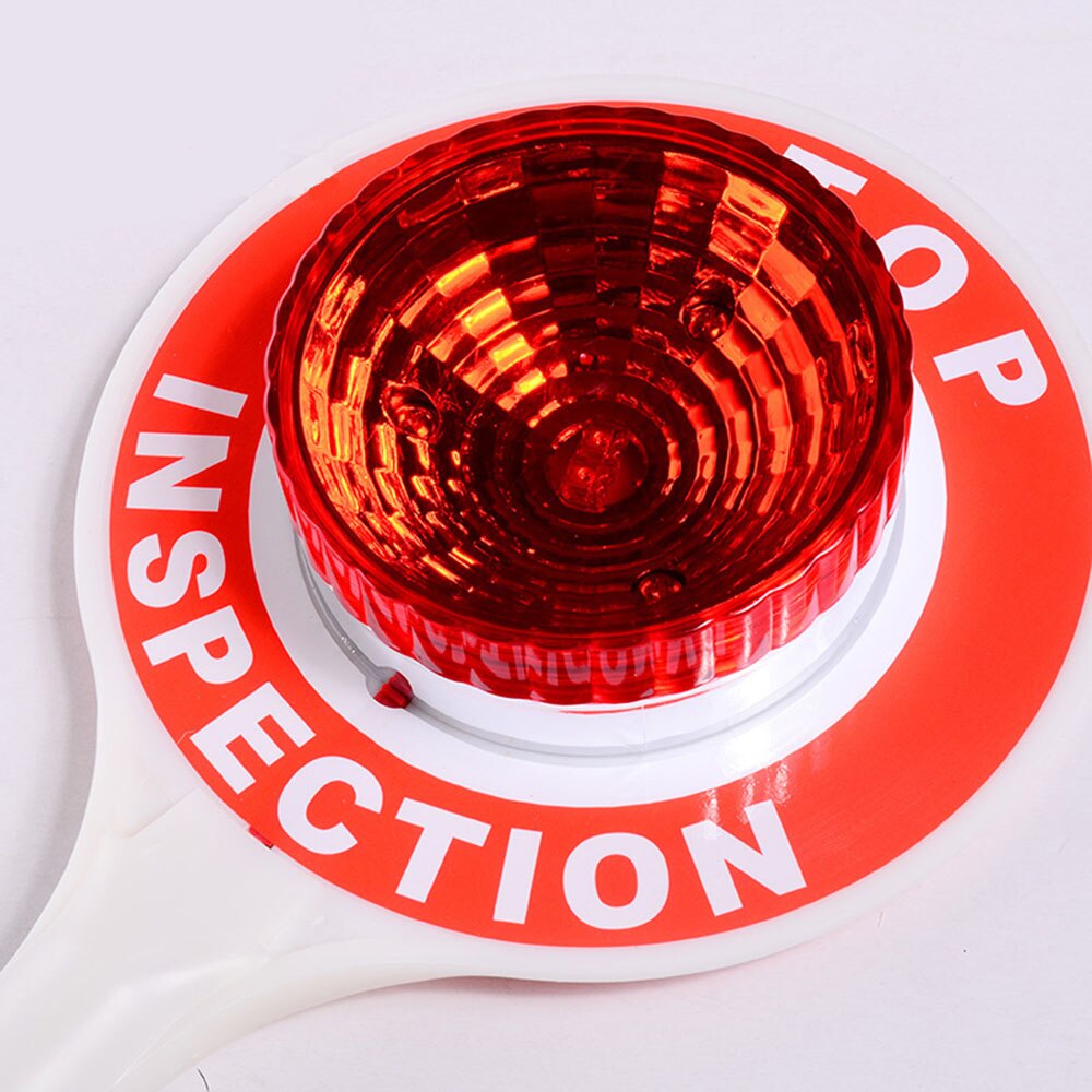 Two-Way Handheld LED Traffic Sign Stop Light Lamp Car Indicator Warning Sign Baton Flashlight