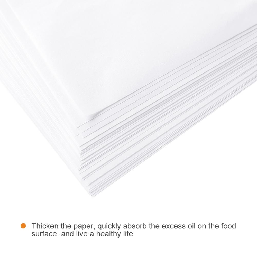 100pcs Food Oil Absorption Paper Fried Pad Barbecu... Grandado
