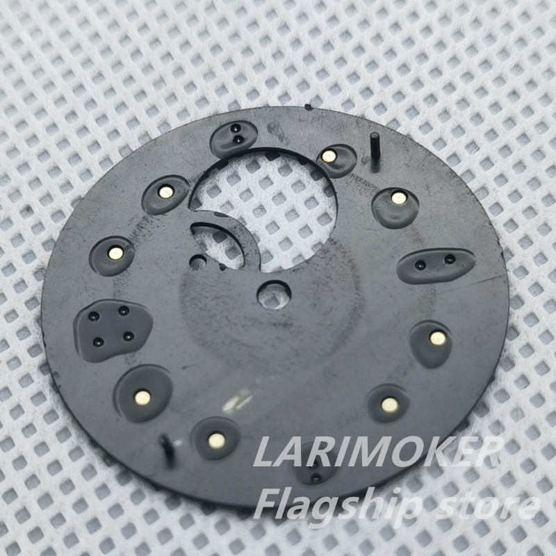 Larimoker 30.8 Mm Blauw/Zwart Water Rimpel Glow Green Hollow Out Dial Voor NH39 Beweging Horloges Accessoires