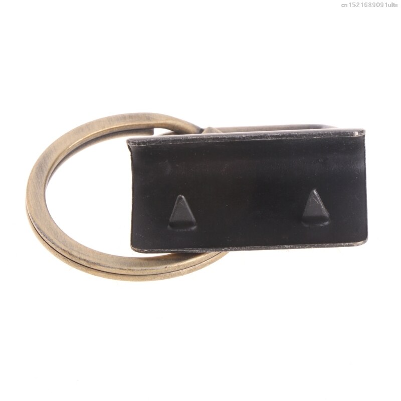 10Pcs Key Fob Hardware 25mm keychain Split Ring For Wrist Wristlets Cotton Tail Clip