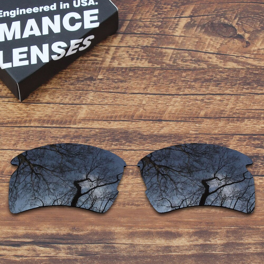 ToughAsNails Polarized Replacement Lenses for Oakley Flak 2.0 XL Sunglasses Black Color (Lens Only)