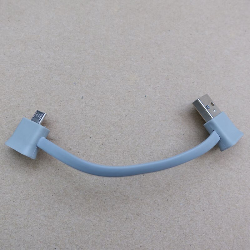 13cm Charging Cable D+D- Shorted 2-pin micro USB Mobile Power Cord Plug Strengthen