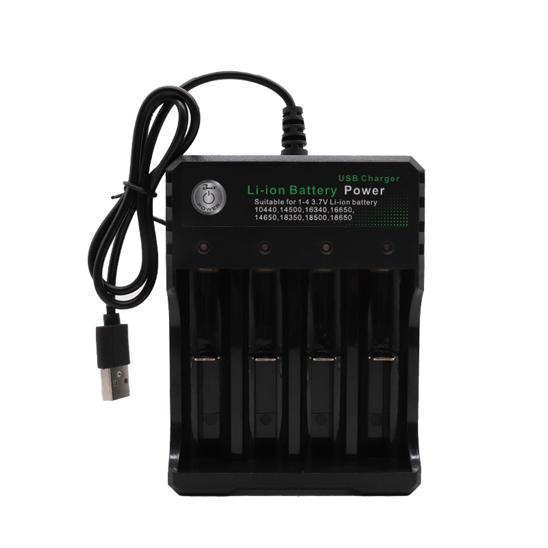 18650 3400mAh battery li-ion battery charger 3.7V 18650 16340 14500 Li-ion Rechargeable Battery charger: Red