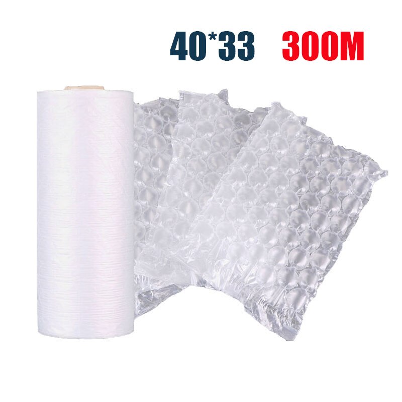 300m Buffer Air Cushion FiIm Gourd film Bubble Packaging Bags Film Packing Bubble flm Roll Wrap Shock-Proof Protective Filled