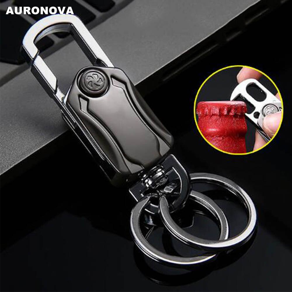 AURONOVA Replace Key Shell for Mazda Demio 2 3 5 6 M2 M3 M5 M6 CX7 CX9 RX8 MX5 MPV Replace Car Key Fob Case Shell Cover: Key Chain