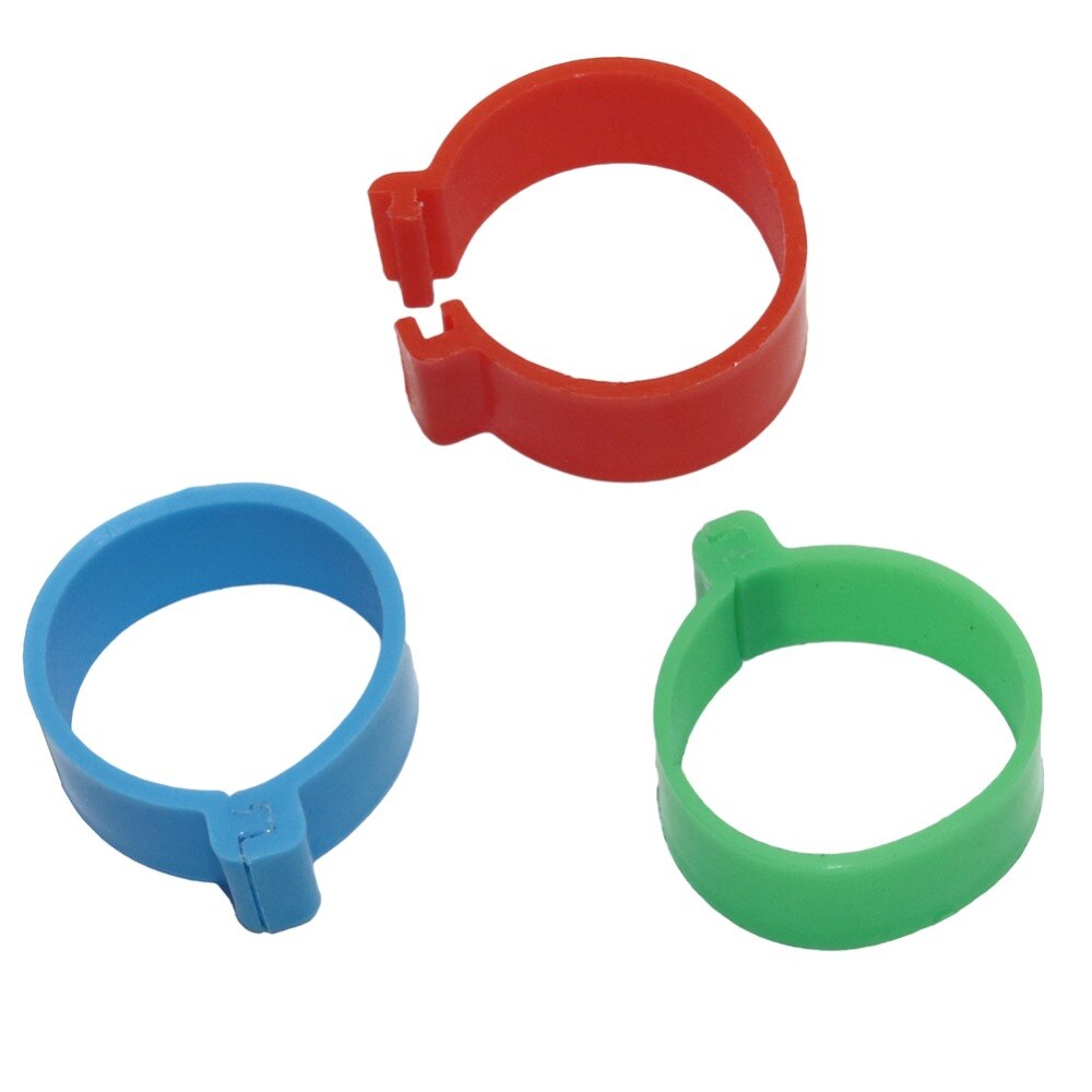 Anillos de Clip tipo hebilla para aves de corral, suministros de alimentación de codorniz, pollo, pato, ganso, diámetro interno de 25mm, 25mm, 600 Uds.