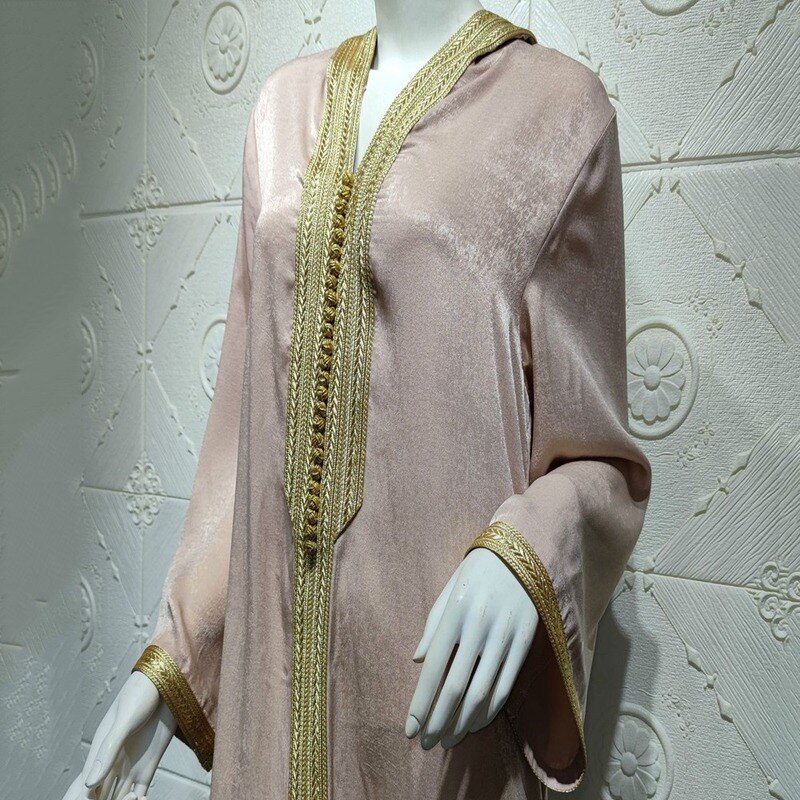 Dubai arabialainen muslimi abaya syksy talvi flanellimekko naisille marokkolainen kaftan -hupullinen turkki turkkilainen islamilainen jalabiya