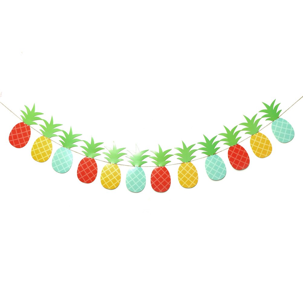 5m ananas frukt dekor sommar brudshow pool party deocr ananas banner hem dekorativa hängande girlanger sommarfest