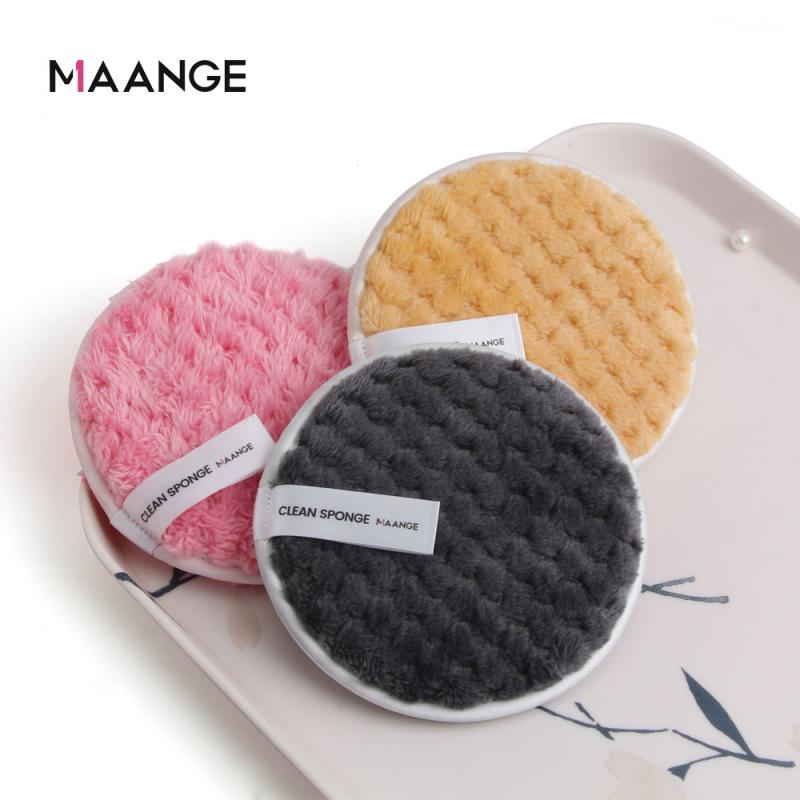 Esponja de microfibra de doble cara para limpieza facial, 1 unidad, toallita reutilizable para Nail Art